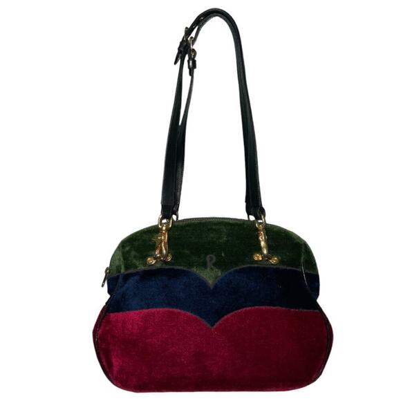 Roberta Di Camerino Vintage Velvet Shoulder Bag - Picture 1 of 16